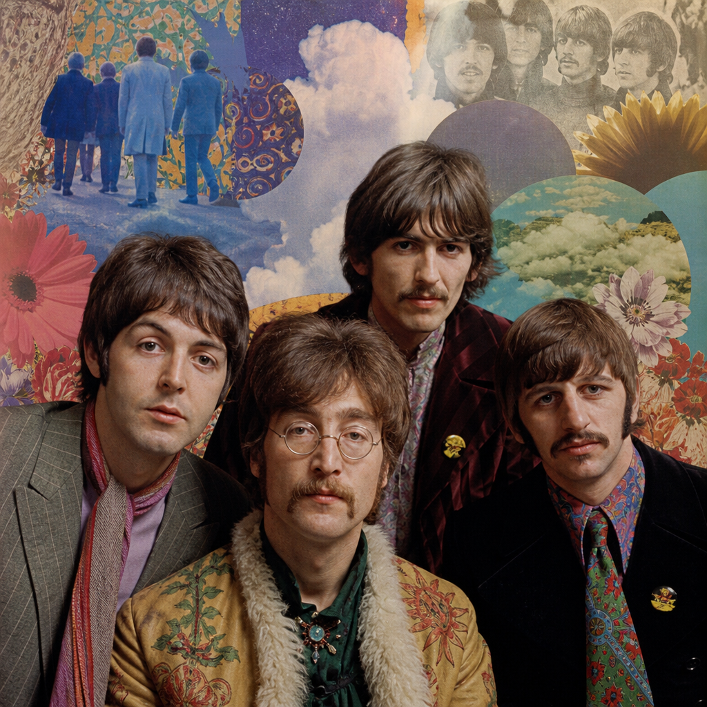 The Beatles’ 1967 psychedelic visual era