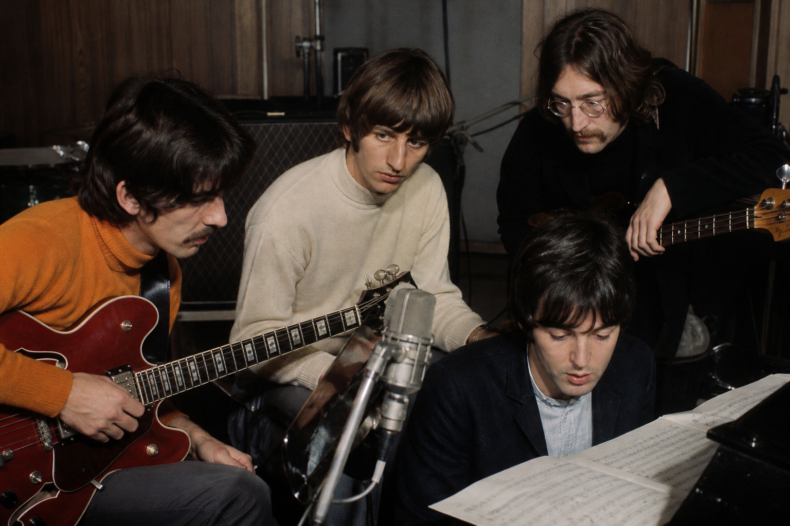 The Beatles during their late career era