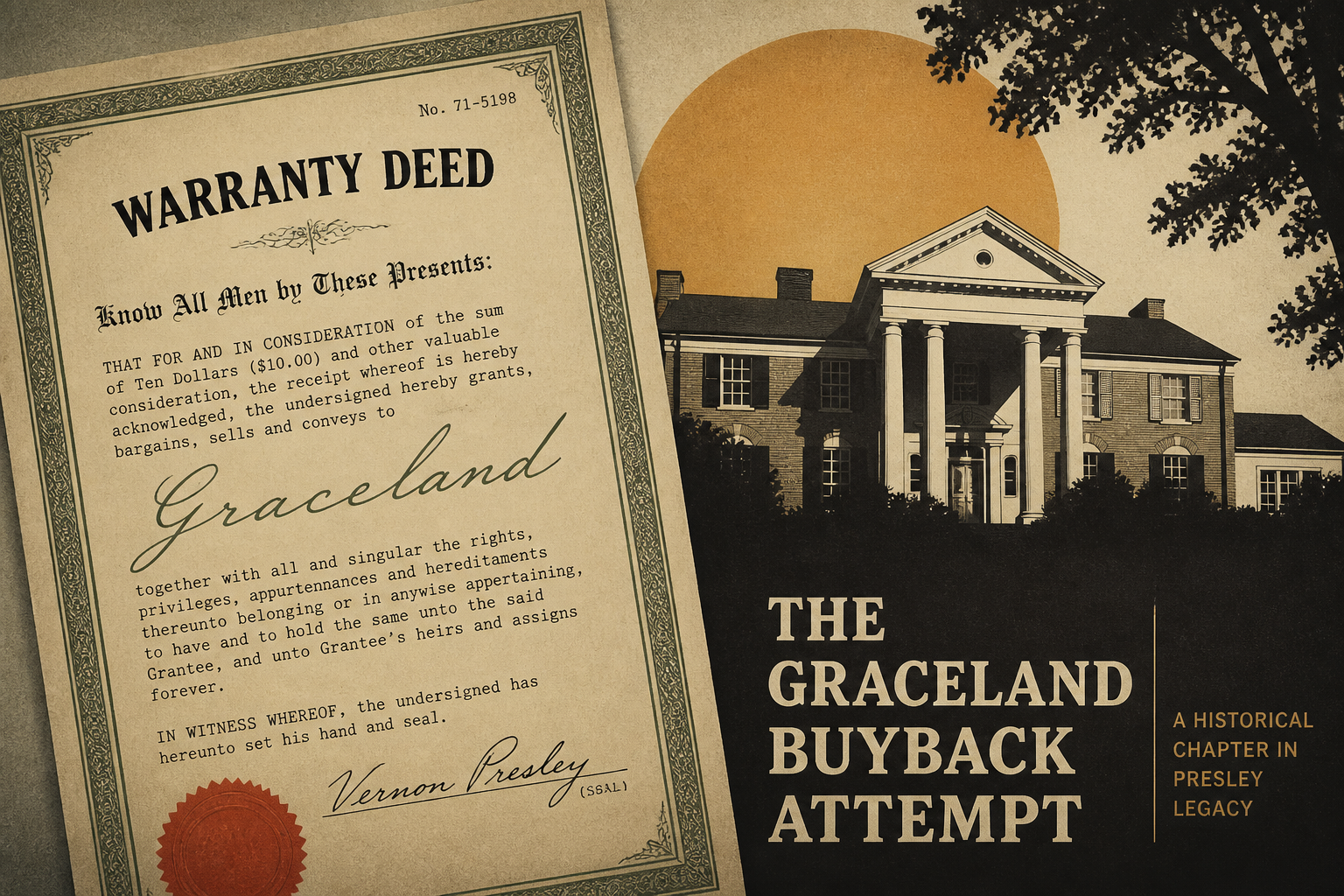 Illustration of a property transaction linked to Graceland
