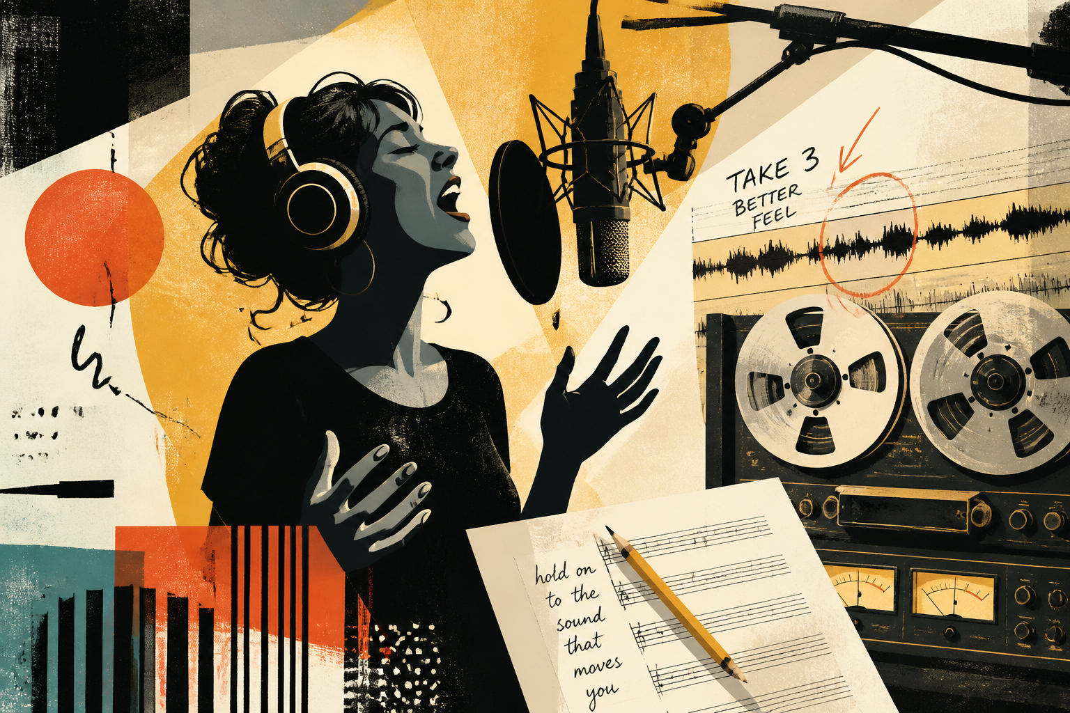 Illustration of a studio performance of Suspicious Minds