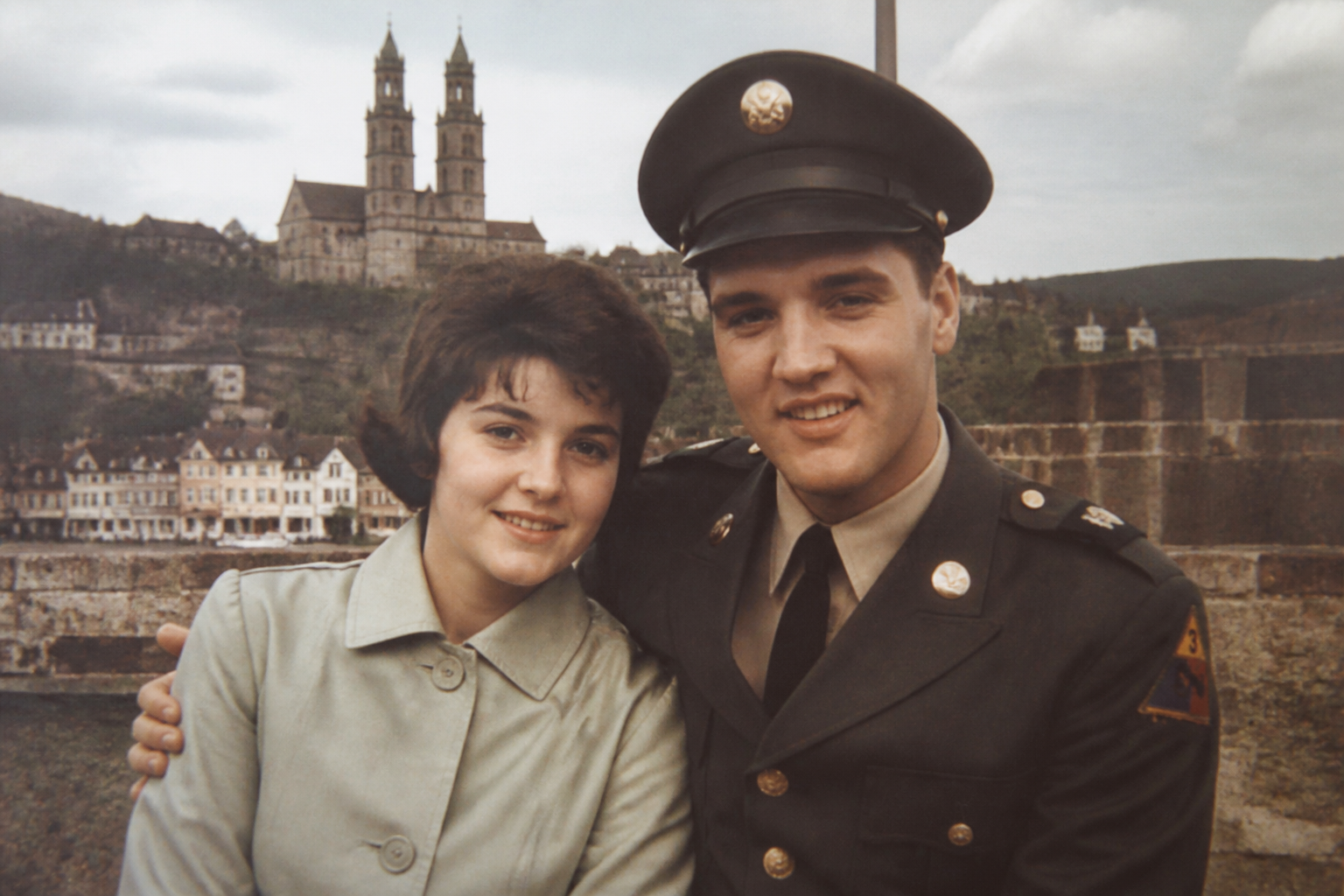 Elvis Presley and Priscilla Beaulieu in Germany