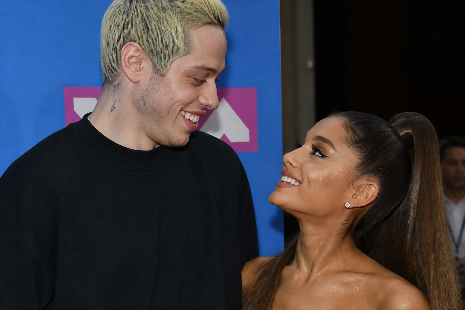 Ariana Grande and Pete Davidson during their engagement