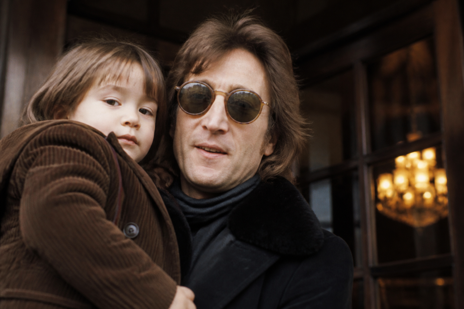 John Lennon with Sean Lennon