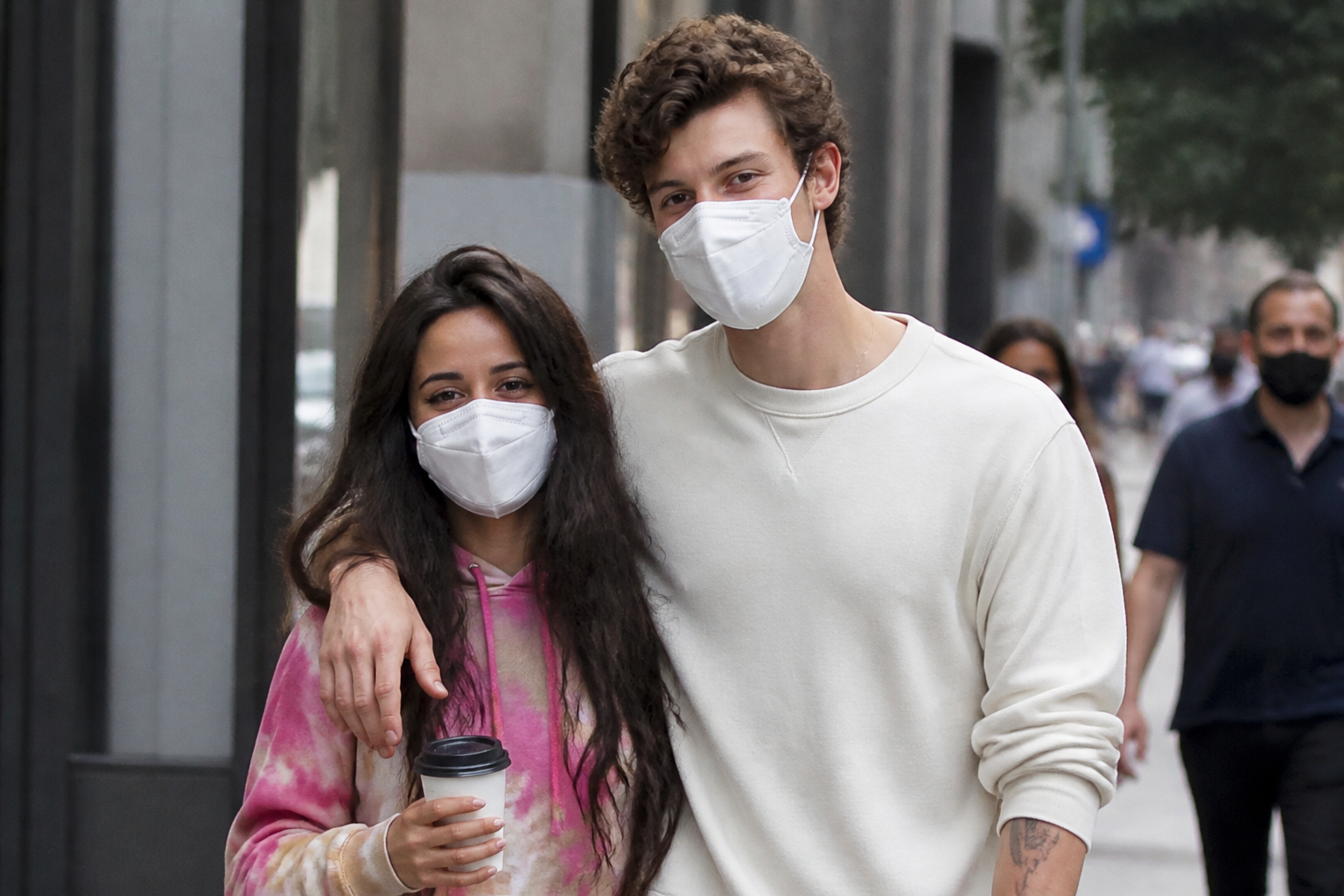Camila Cabello and Shawn Mendes during the pandemic era