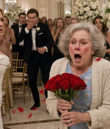 A bride slapped an elderly woman in the middle of her own wedding… seconds later, the groom canceled everything in front of the entire hall.
