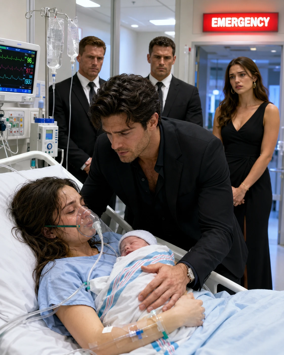 The Mafia Boss Brought His New Lover to the Hospital—Then He Saw the Woman He Abandoned Fighting for Her Life While Carrying His Child 005