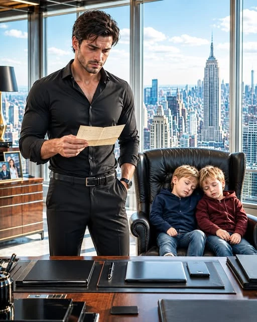 Part 2 I Walked Into My Office and Found Twin Boys Sleeping in My Chair—Then They Said Their Mother's Name, and My Entire Life Fell Apart 005