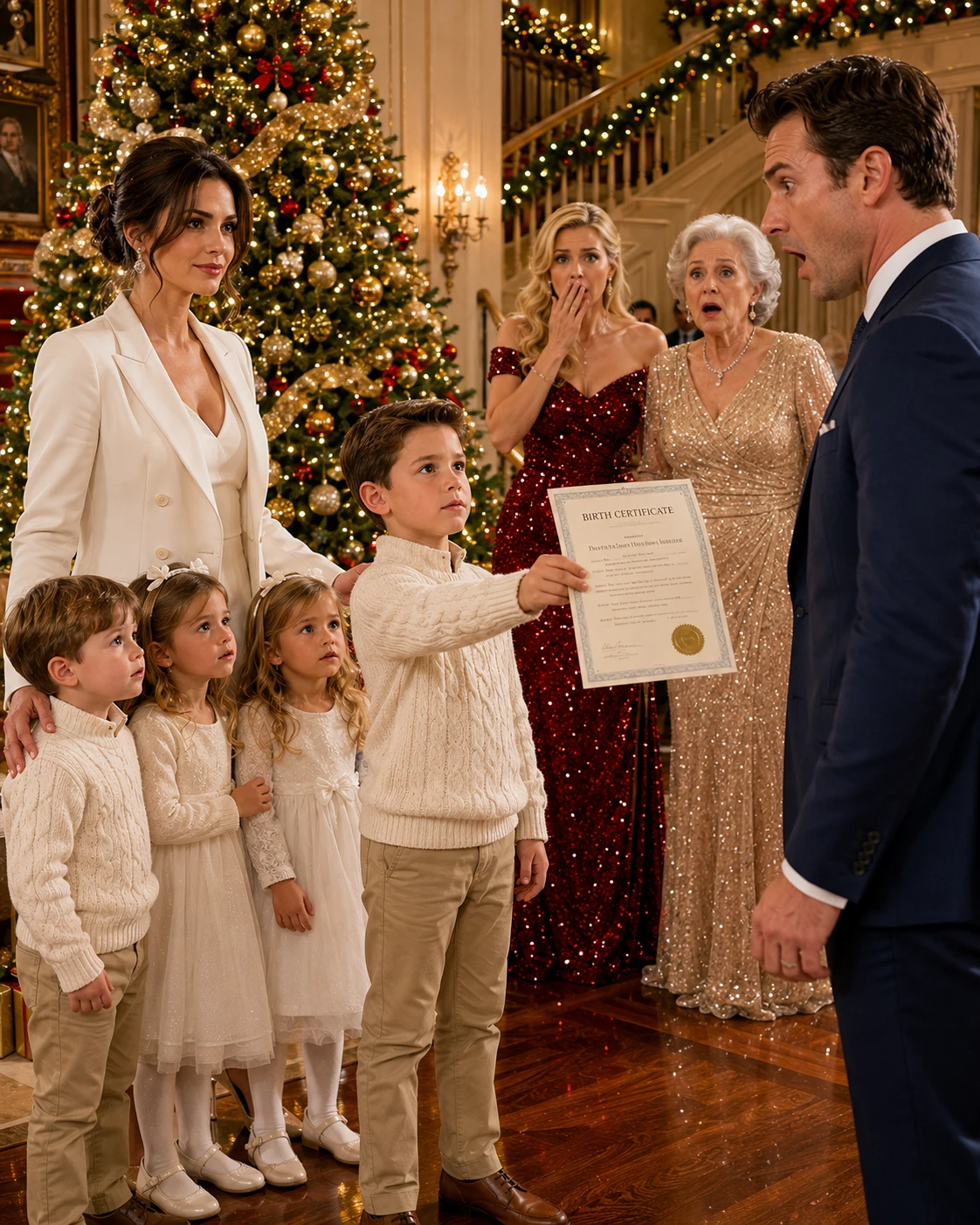 Part 2 The man who abandoned me while I was pregnant invited me to Christmas dinner because he wanted everyone to watch him humiliate his “childless” ex-wife. 005