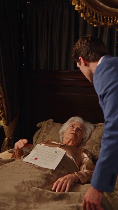 A maid presents a legal document that may reveal a family secret.