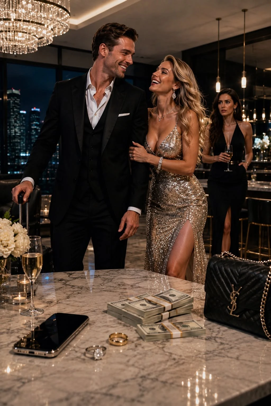 He Left With His Mistress and a Ring He Thought Was Worthless. Twenty-four hours later, he was begging the wife he had humiliated for air, money, and mercy..013
