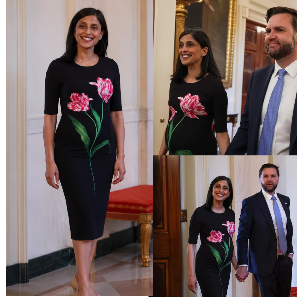 Why Usha Vance's Floral Maternity Dress Has Everyone Talking?