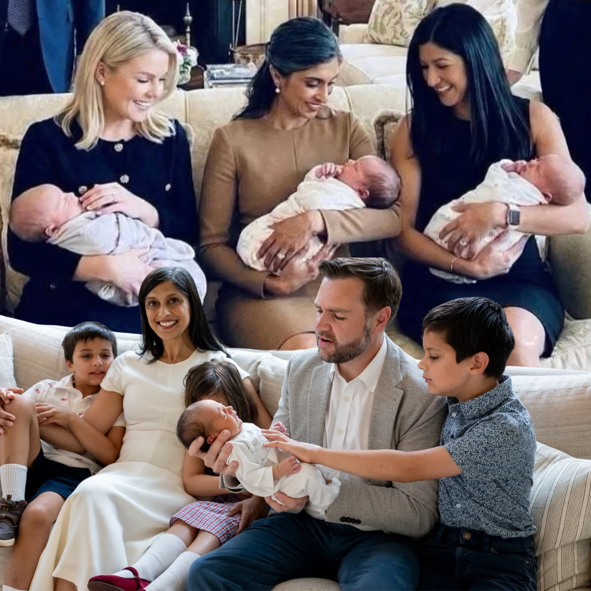 Usha Vance and Baby No. 4 — Born Into a Future Unlike Her Three Older Siblings?