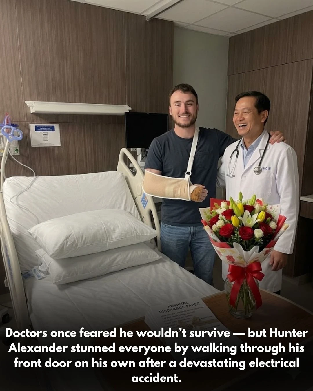 RT Against All Odds: Hunter Alexander Defies Survival Odds After 7,200-Volt Shock and Walks Back Into His Home