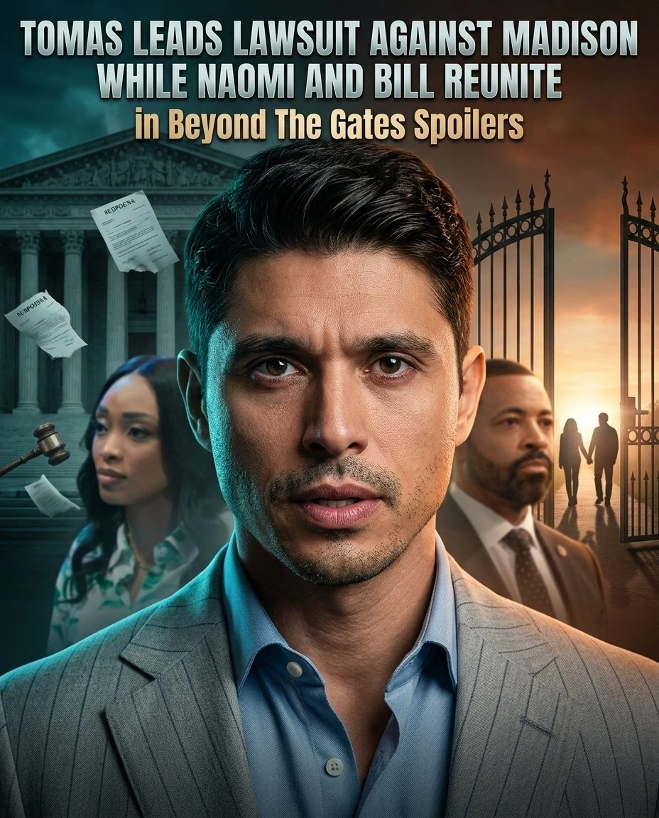 Tomas Leads Lawsuit Against Madison While Naomi and Bill Reunite in Beyond The Gates Spoilers