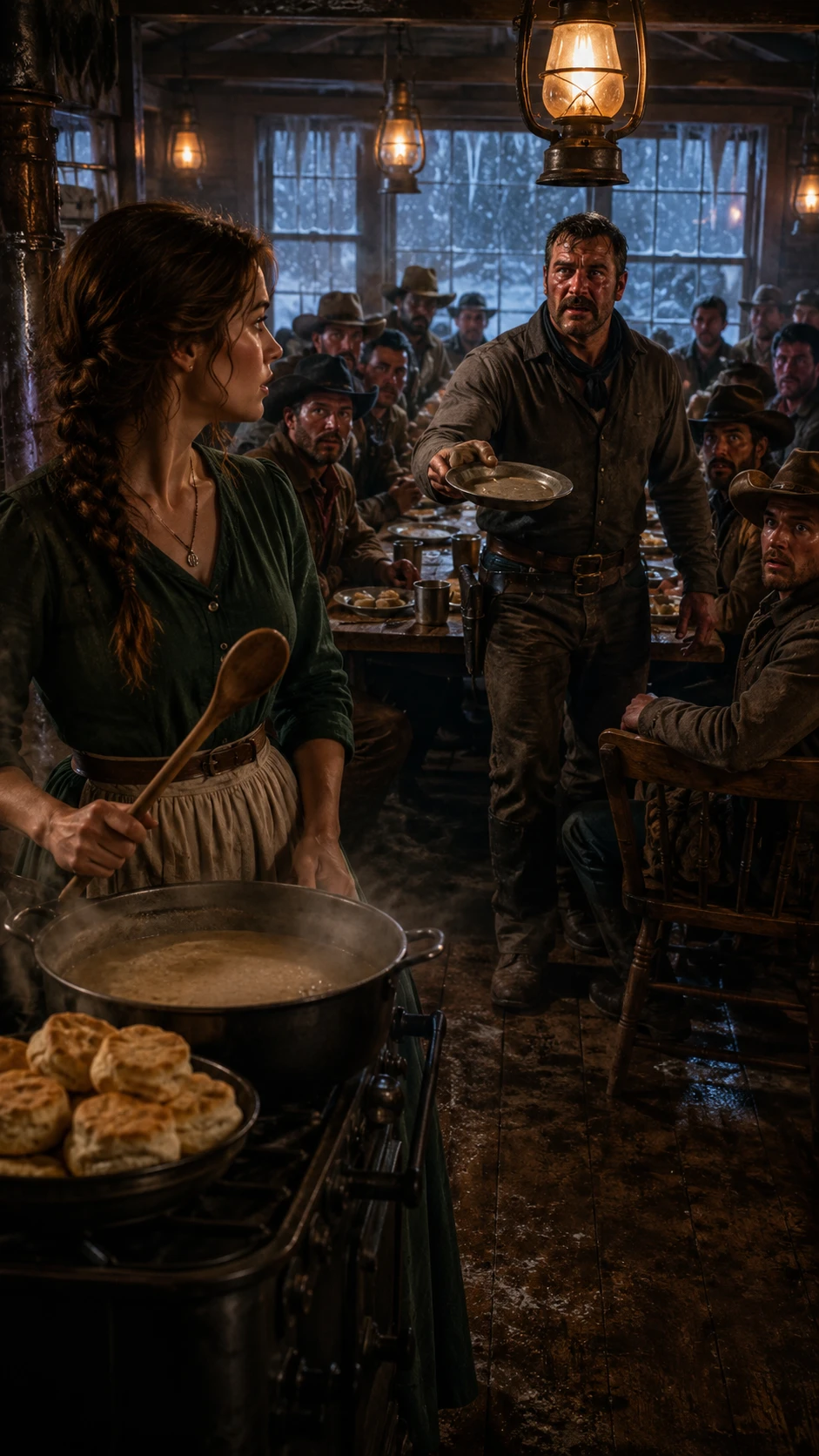 # **They Mocked the Woman Who Came to Feed Them. By Winter’s End, Every Man at Grady Ranch Would Know Who She Truly Was.**NVP