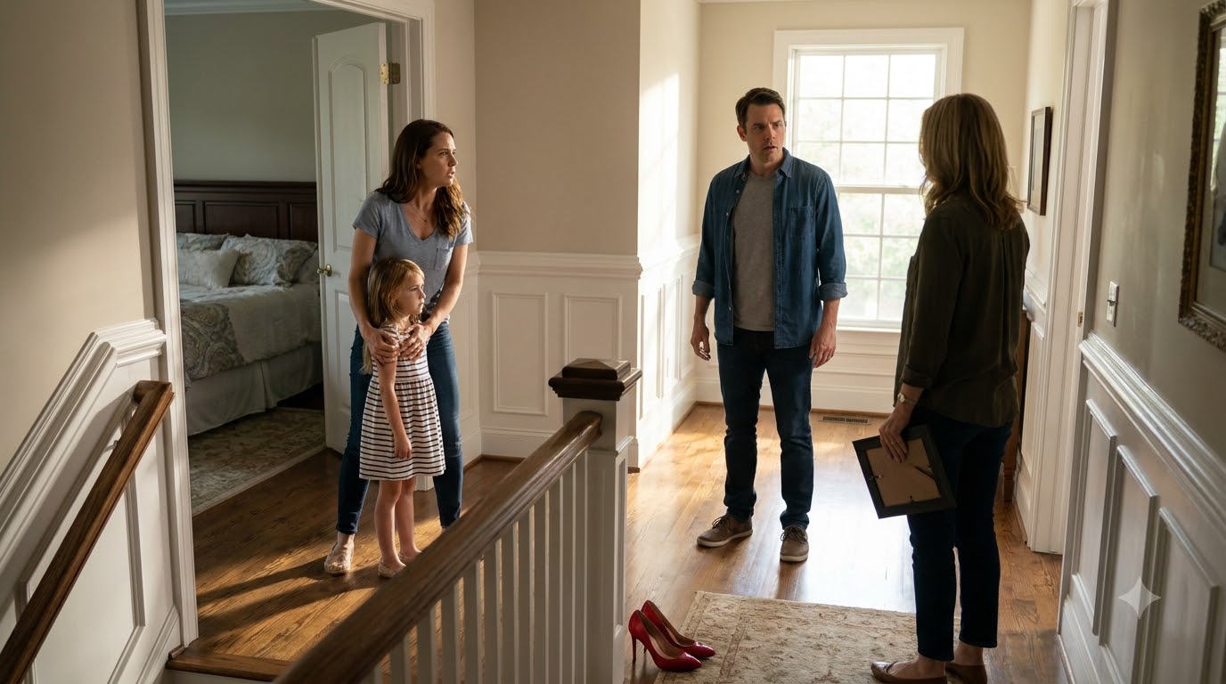 I came home from a week-long business trip and found a strange woman’s shoes beside my front door. Then my five-year-old daughter ran to me crying and whispered, “Mommy, Daddy is upstairs with some lady.”