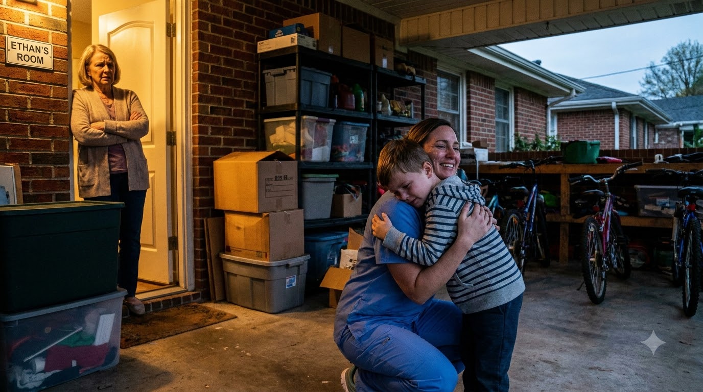 I came home from work and heard my six-year-old son crying behind the locked storage-room door. When my mother-in-law calmly called it “punishment,” I did something my husband never thought I was capable of.