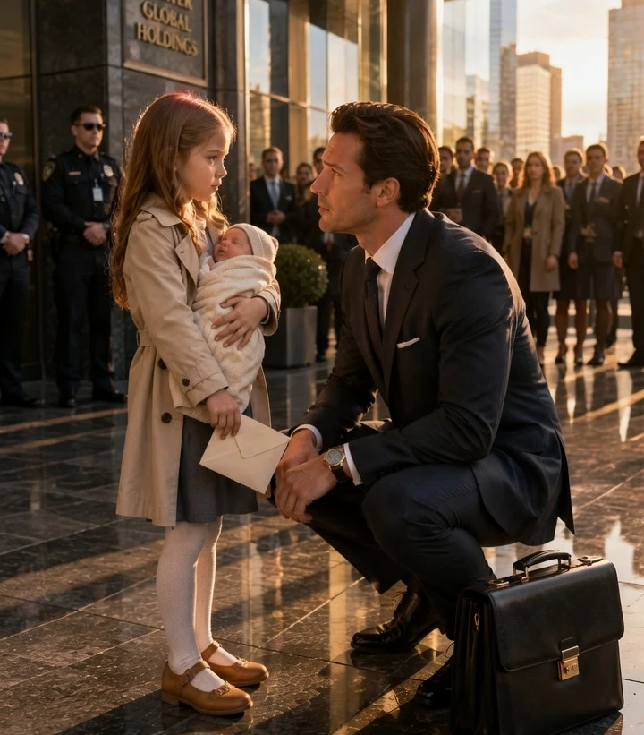 A Poor Girl Holding a Baby Begged a Young Billionaire to Adopt Her Brother—Then the File in His Office Revealed Why Their Mother Never Came Back 049