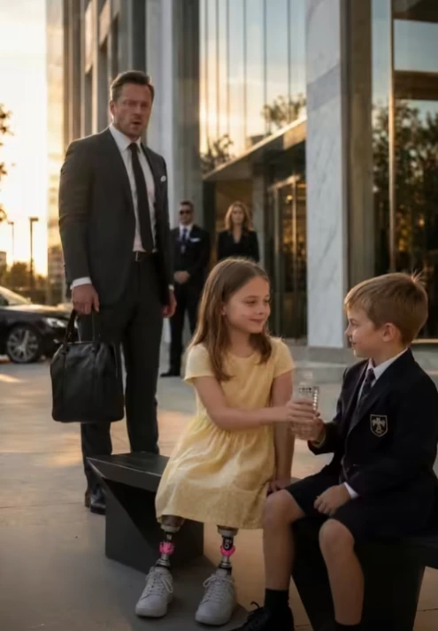 The Little Girl With Steel Legs Carried a Lost Boy Through Traffic—Then His Billionaire Father Found Her Name Inside His Family’s Billion-Dollar Patent 049