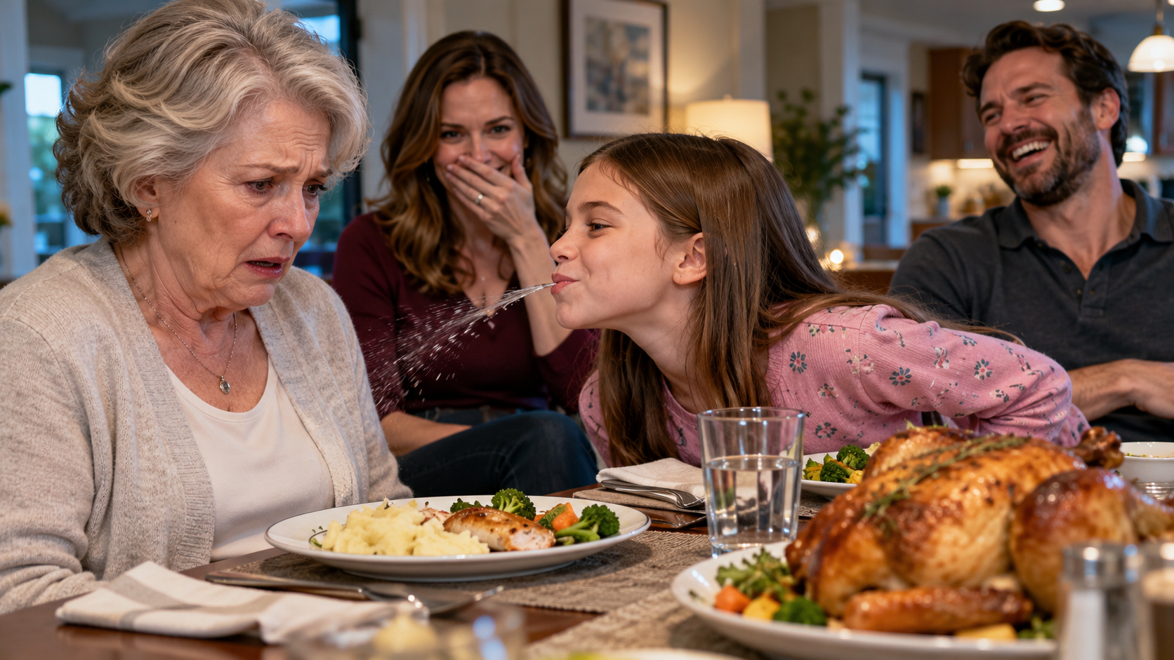 My Granddaughter Spat on My Dinner and My Daughter Laughed. By the Time They Learned Why I Walked Away, the House They Thought Was Theirs Had Exposed a Secret My Husband Took to His Grave.