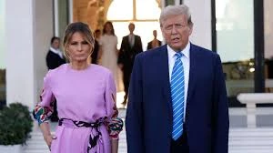 Donald Trump says hush-money trial 'very hard' on wife Melania - BBC News
