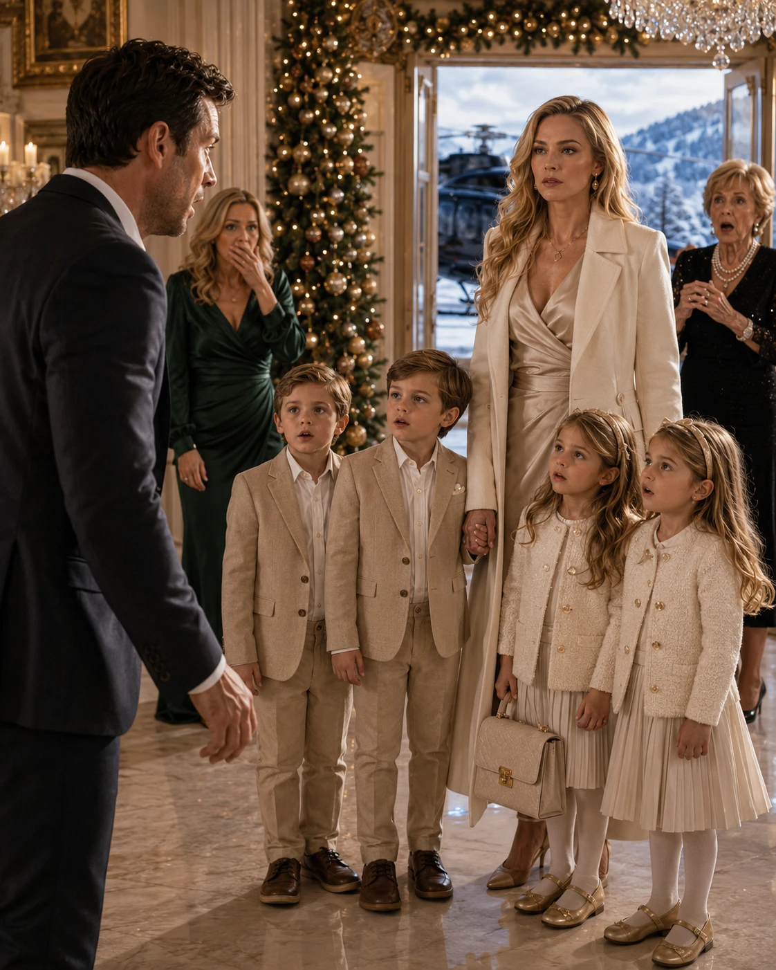 PART 2 - Eight Years Later, I Returned for Christmas with the Four Children He Never Knew Were His - 9!001