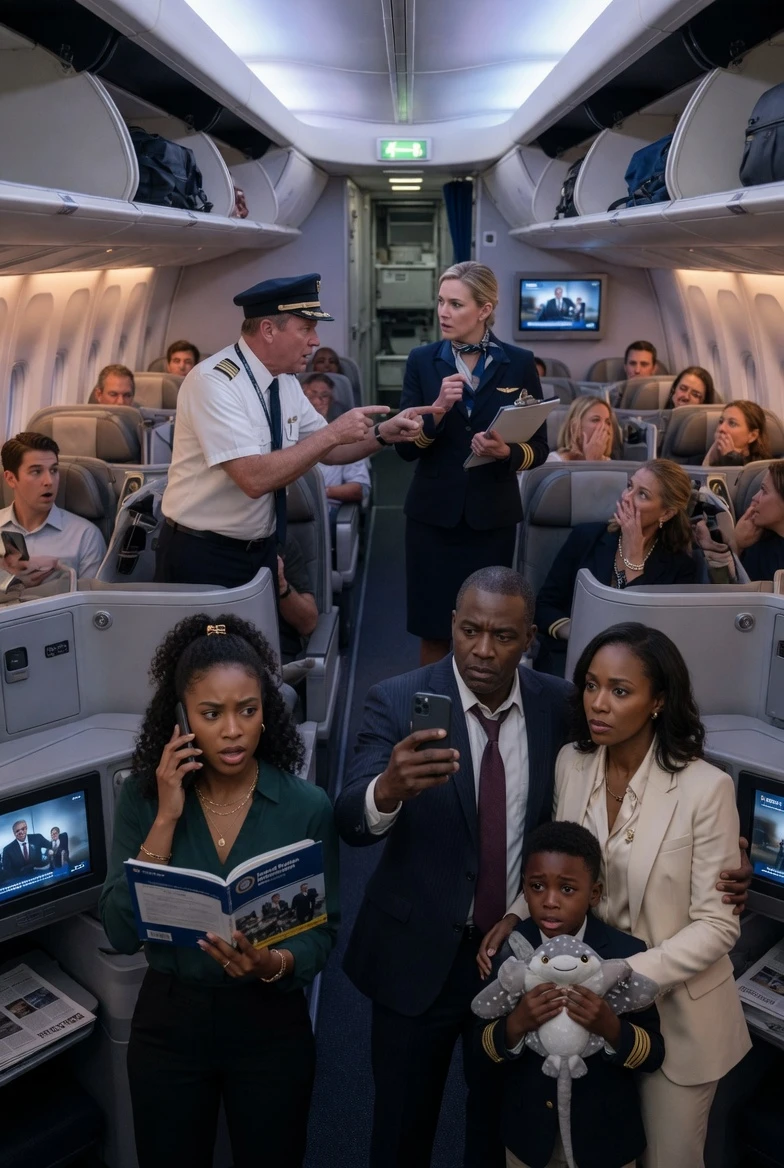 A Pilot Ordered An Entire Black Family Off The Plane Over A Spilled Drink — But When Their Daughter Said, “I’m Calling The FAA,” His Confidence Vanished Before The Engines Could Even Start