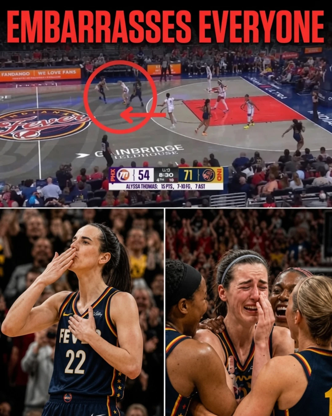 PL.CAITLIN CLARK 'Destroys' FEVER'S ALL OPPONENTS – Superstar is rewriting WNBA
