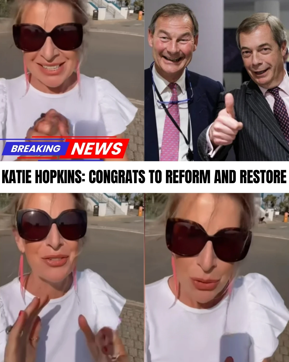 The mainstream media is silent, but Katie Hopkins just went LIVE with a message that is shaking the UK to its core! 😱 While the elites panic, she’s hailing a "historic" win that has completely "WIPED THE BOARD" clean!
