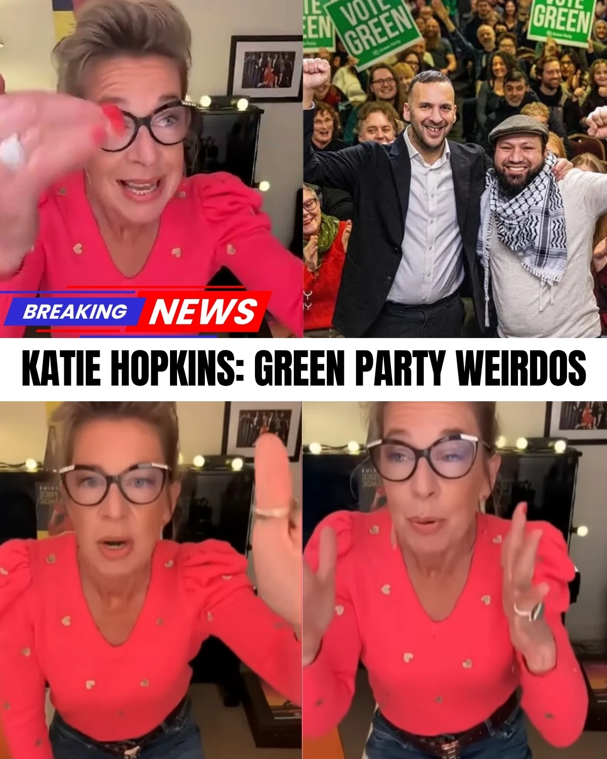 Unbelievable! 😱 Controversial firebrand Katie Hopkins has just ignited a nuclear-level scandal that’s rocking the UK to its core! 🇬🇧 This time, she didn't just attack policies—she went after the BIOLOGY of her opponents!