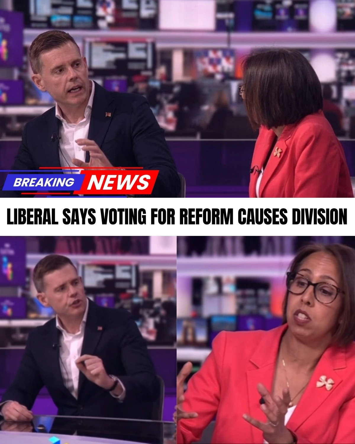 A brutal TV showdown just went viral! 🇬🇧🔥 While some talk about "potholes," Reform UK just dropped a bombshell about a £15 billion crisis turning citizens into "second-class" residents!