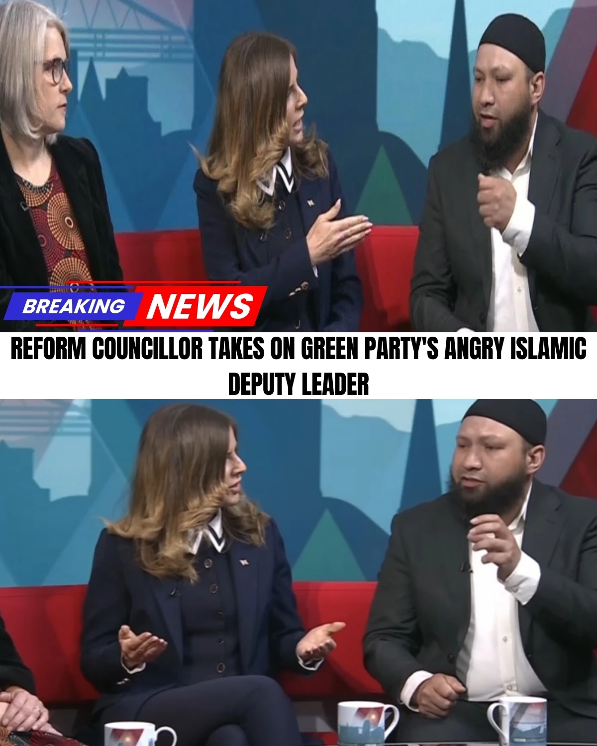 Is this the end of civil debate? 🇬🇧 Absolute CHAOS erupted as Reform UK and the Green Party went head-to-head in a televised showdown that has the whole nation talking! 😱 From explosive allegations of "shameful cover-ups" to the most heated "fascist playbook" accusations ever caught on camera...