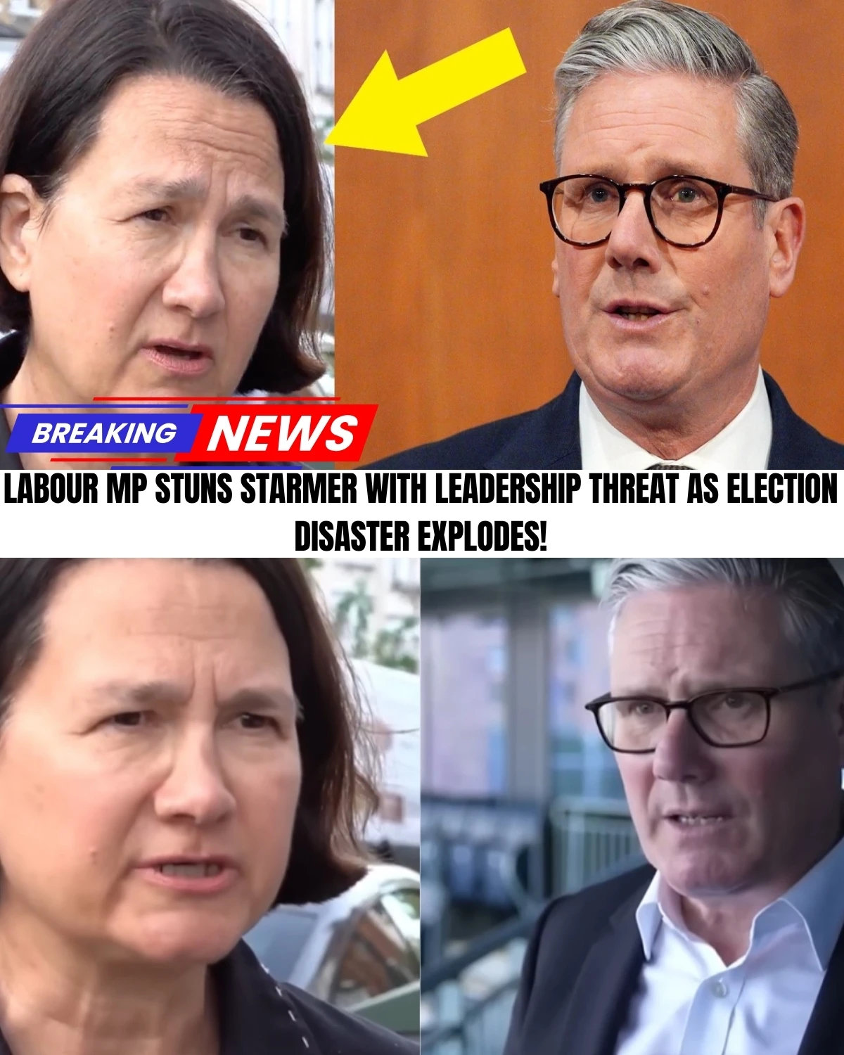 A massive mutiny has exploded! 📉 After losing 1,400 seats, PM Keir Starmer is facing a brutal ultimatum. 🛑 MP Catherine West issued a chilling warning: "Step down by Monday, or face the vote!"