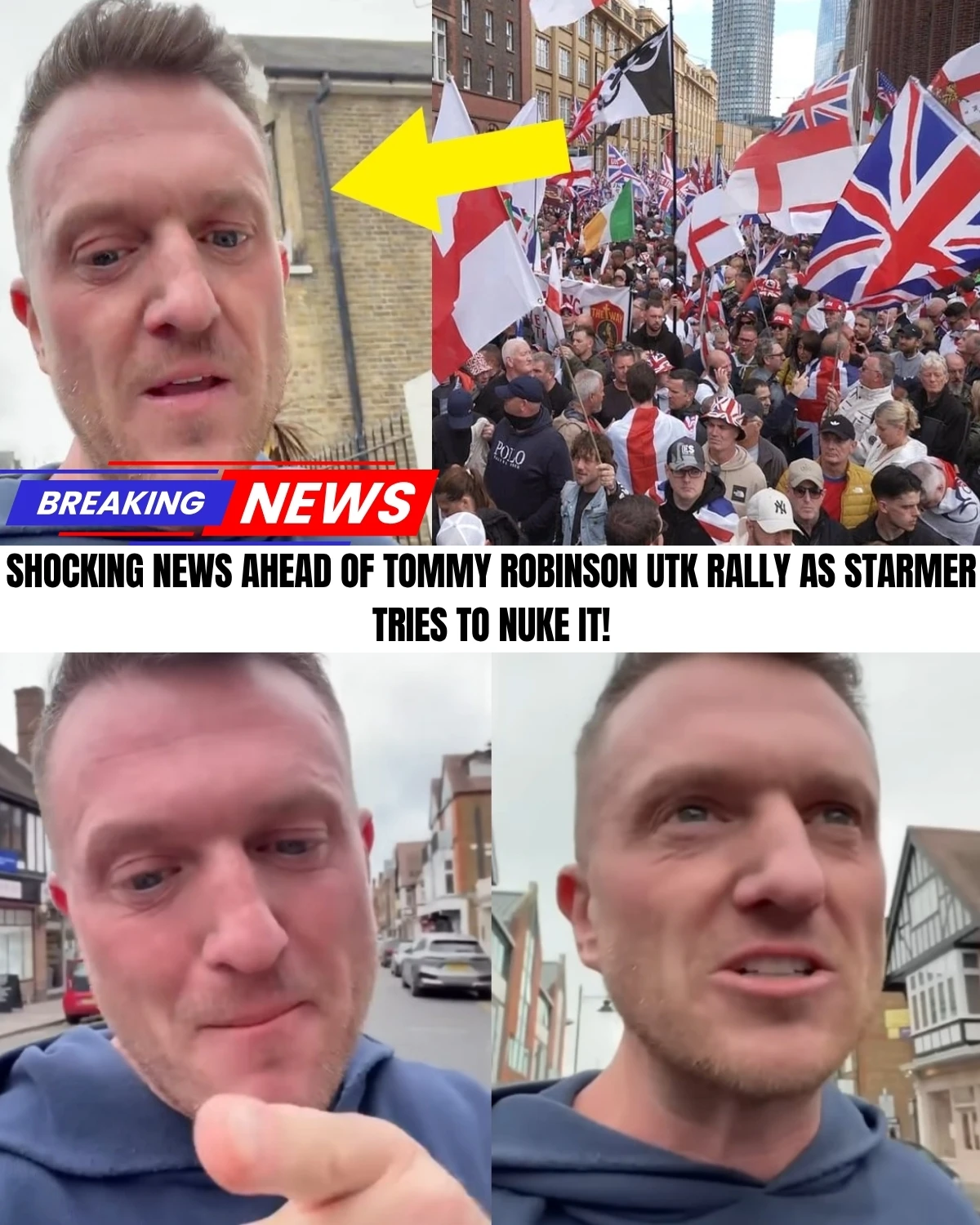London is a powder keg! 🇬🇧 Keir Starmer just declared a "fight for the soul of the nation," revoking visas and banning speakers! 🚫 Travel bans and a massive "reset" are in play... but Tommy Robinson is firing back with a warning that’s shaking Downing Street to its core!