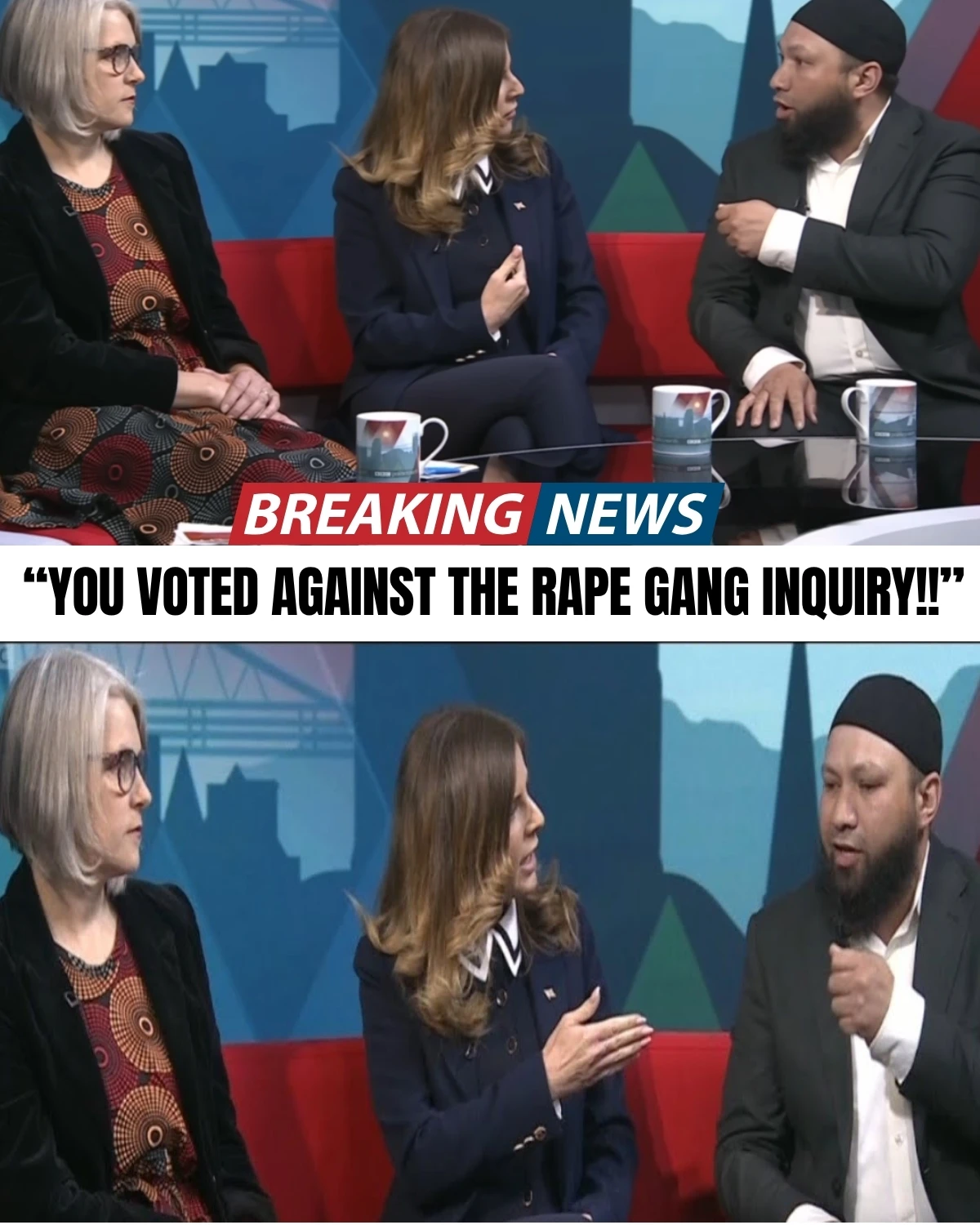 A UK political debate just turned into an absolute warzone! 🥊😱 From brutal accusations of "shameful cover-ups" in Bradford to explosive claims of hidden extremism, the gloves are completely off!