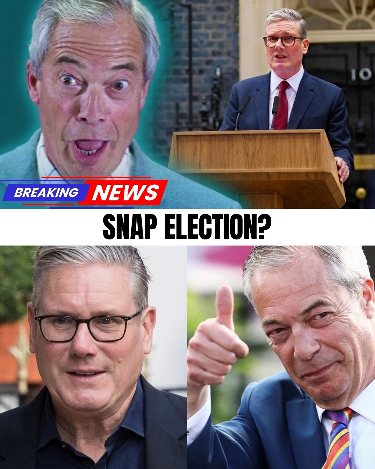 The UK is on the edge of total political COLLAPSE! 🇬🇧 PM Keir Starmer is facing a terrifying "life-or-death" vote. If he fails, the entire government could fall INSTANTLY. 💥 But while the Labour Party panics, Nigel Farage is waiting in the wings to trigger the biggest political earthquake in a century!