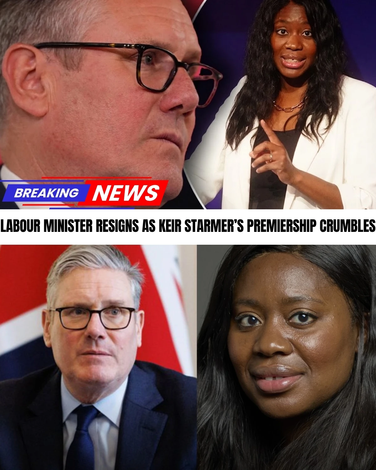 Government in total meltdown! Minister Miatta Fahnbulleh has officially QUIT, telling Starmer: "The public doesn't trust you, and neither do I."
