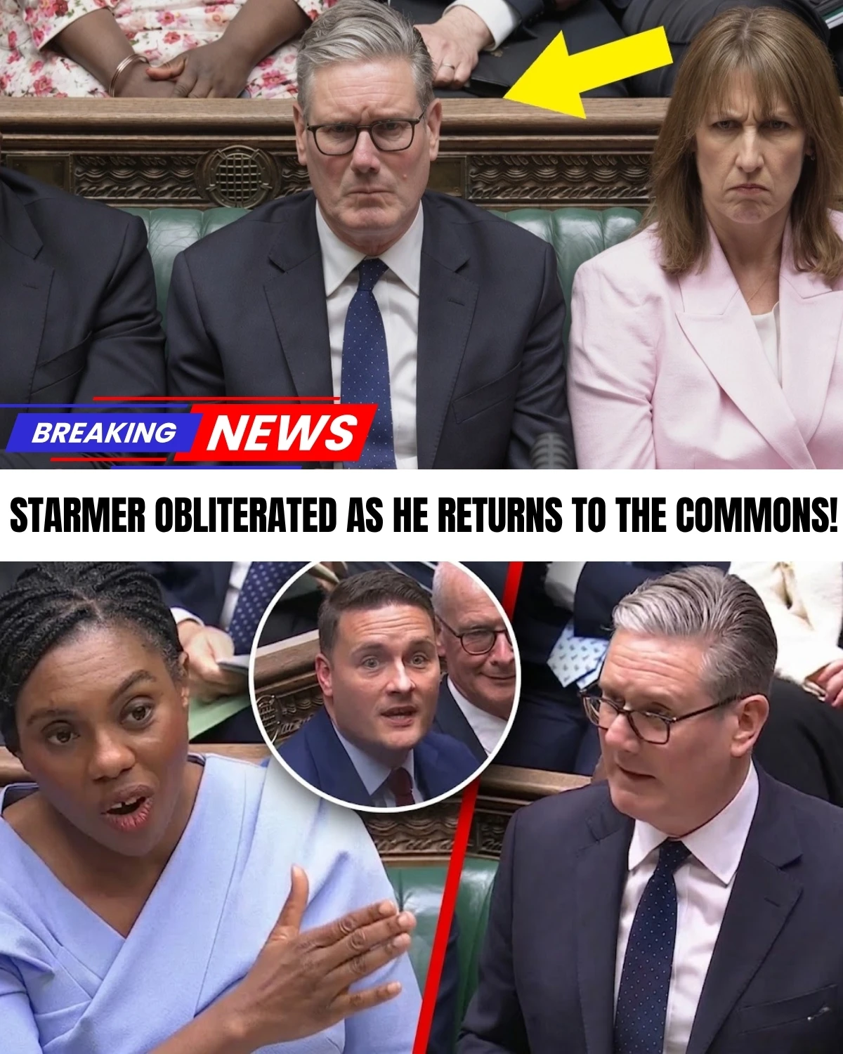 The House of Commons just turned into a political graveyard! 💀 Keir Starmer is "in office but not in power" as 100 MPs mutiny and a record 24 U-turns leave the UK in absolute CHAOS.