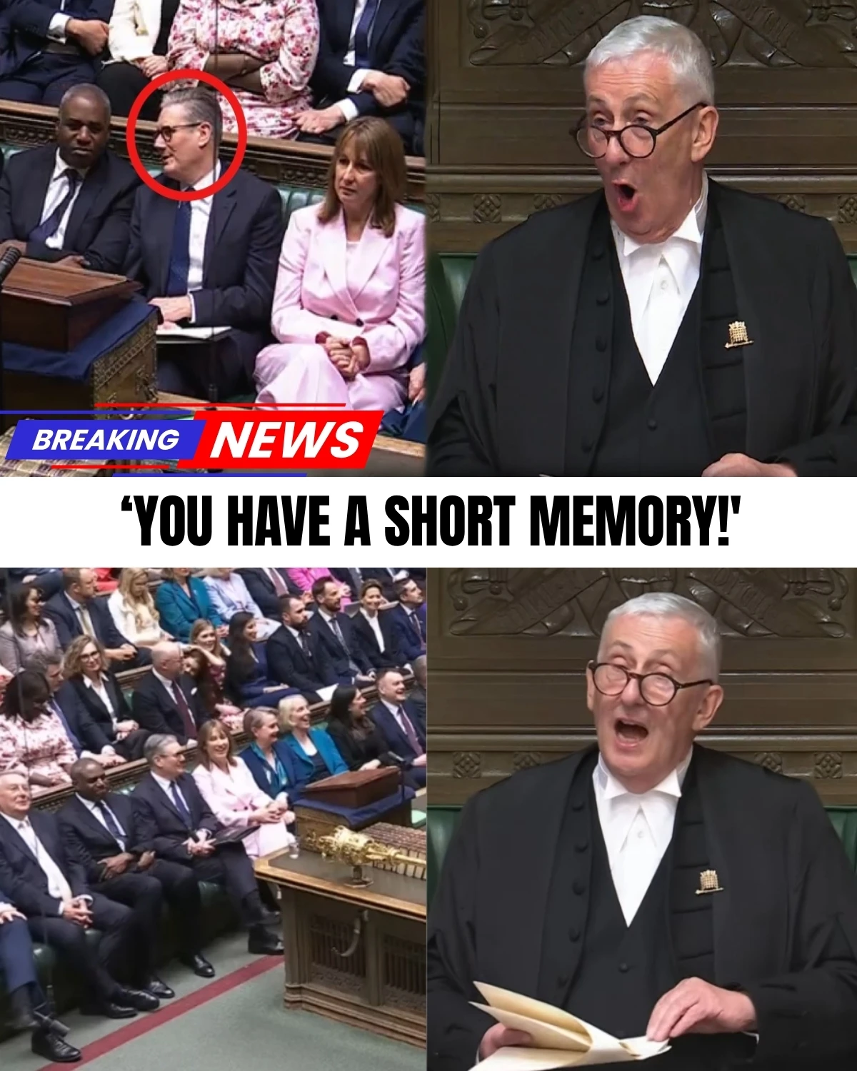 Keir Starmer’s government just faced a brutal reality check in the House of Commons! 🏛️ The Speaker didn't hold back, issuing a stinging warning about "short memories" and demanding an end to the "cheap attacks" ruining British democracy.