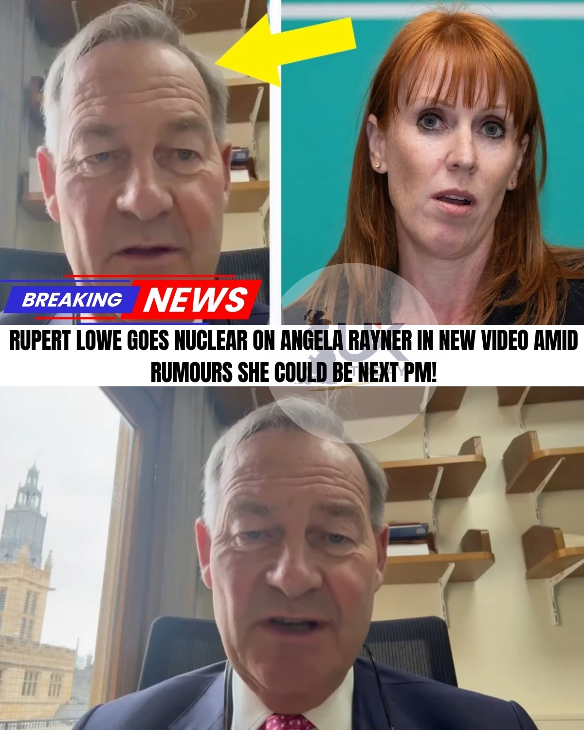 Is the path to 10 Downing Street being cleared by secret forces? 😱 Just as PM Keir Starmer hits rock bottom, Angela Rayner is suddenly "cleared of wrongdoing" in a move that has MP Rupert Lowe absolutely fuming!