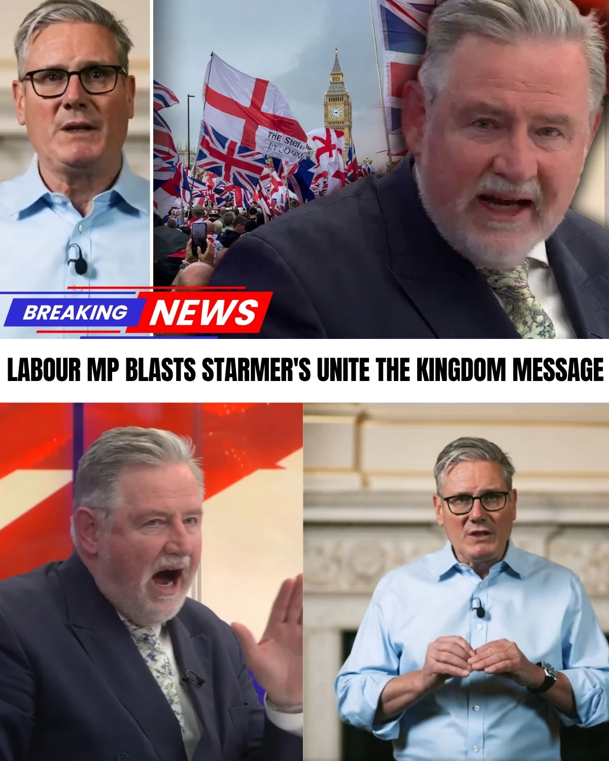 A firestorm has hit London just hours before the massive rally! 🏛️ Furious military veterans are turning on Keir Starmer after his video branded marchers "thugs." 🤬 But the real shockwave is the leaked arrest data, exposing an undeniable double standard between protests.