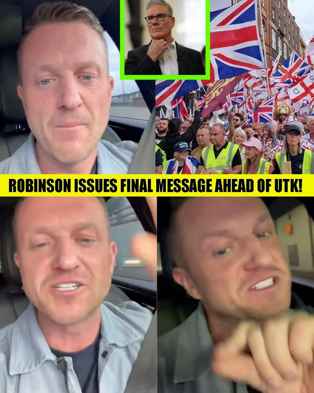 The capital is bracing for absolute chaos! 😱 PM Keir Starmer just dropped a bombshell video banning speakers, but Tommy Robinson fired back with an urgent, unexpected order to his followers...