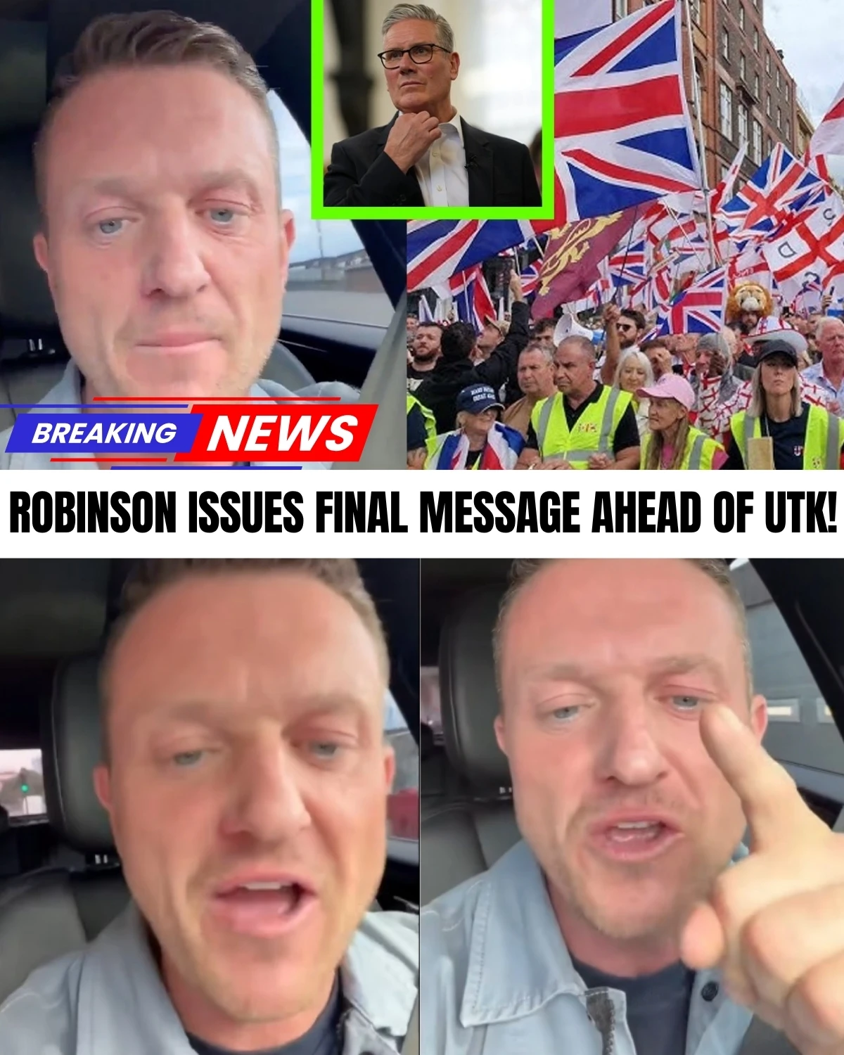 London faces an unprecedented security crisis as 1,000,000 people descend on the capital! 🏛️ PM Starmer hit back hard, branding the rally "far-right."