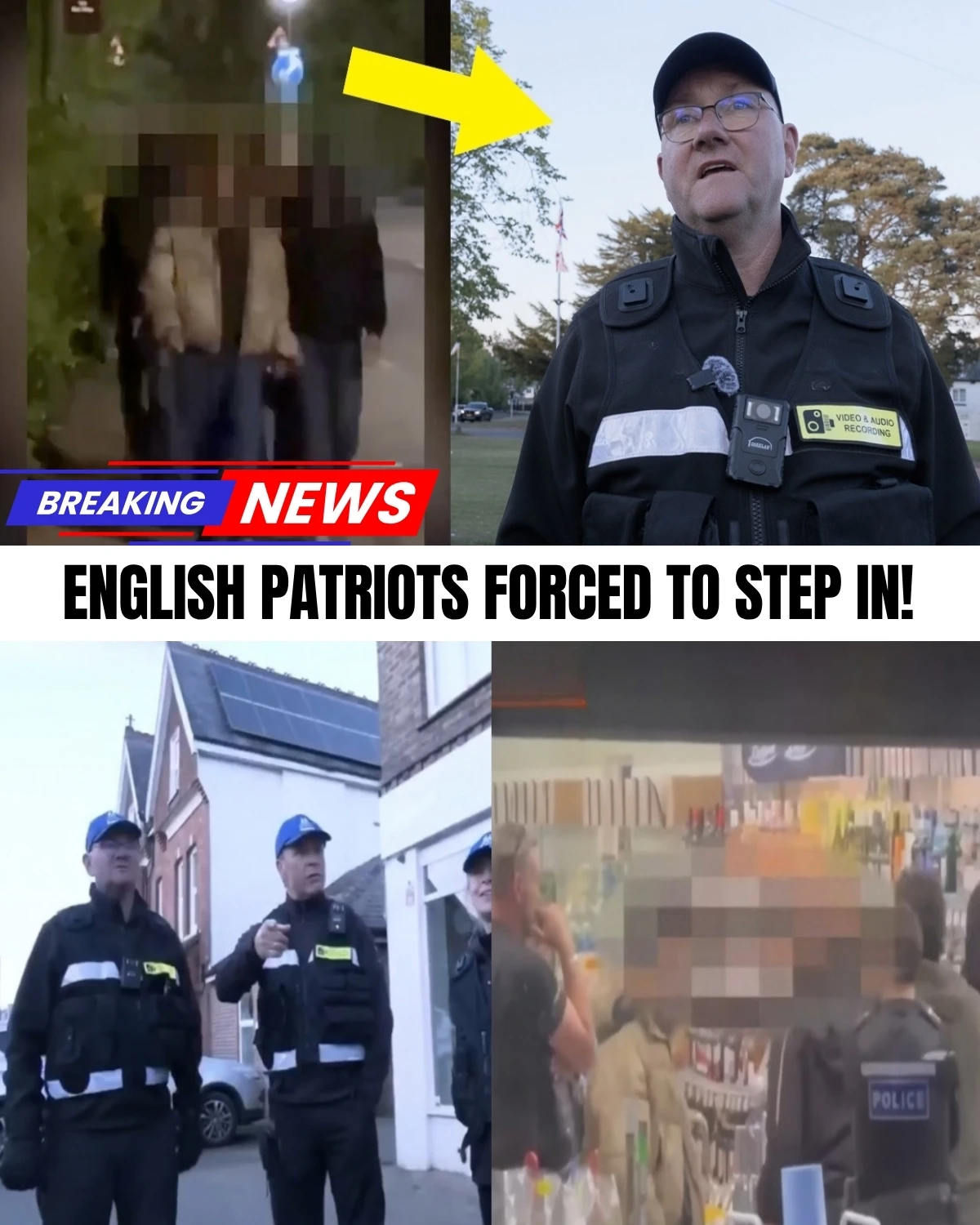 A quiet English town has just transformed into a high-stakes flashpoint after hundreds of asylum seekers were moved into a local military barracks! 😱 Furious residents have officially formed "Crowborough Aware," launching street patrols 7 days a week to act as a human deterrent.