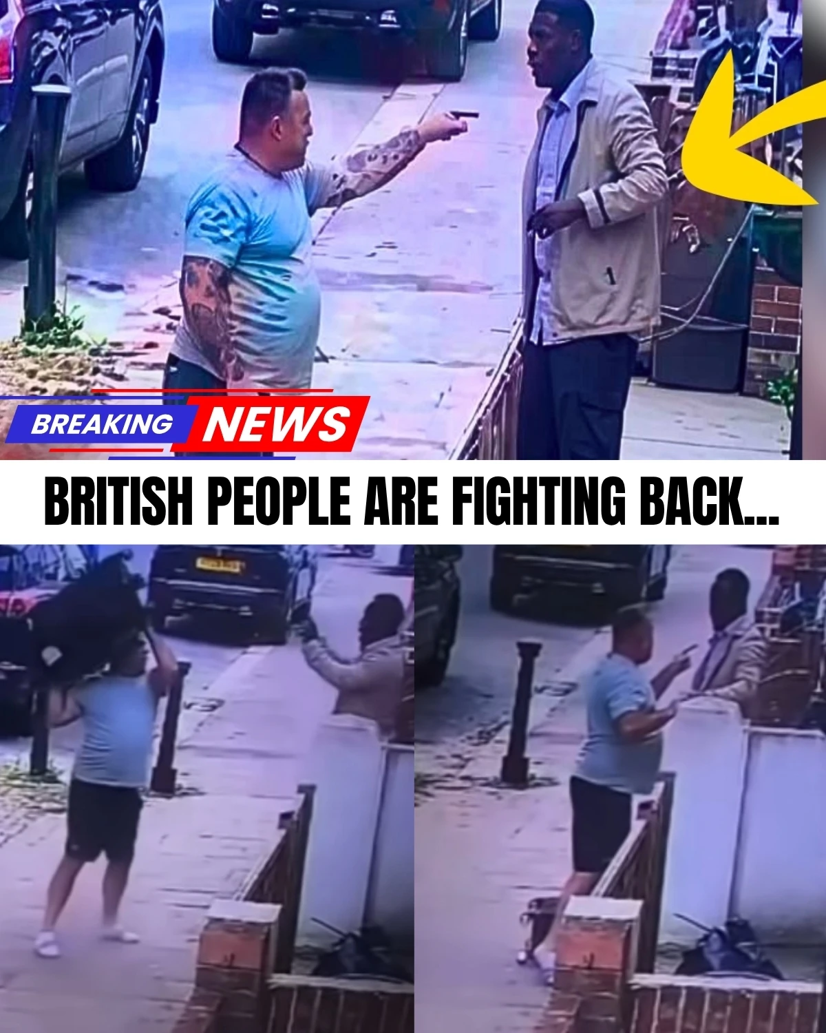 A shocking viral video has just exposed the absolute boiling point on UK streets! 😱 Caught on camera: an entitled individual thought he could just dump his filthy trash on a residential road—until a furious local resident took the law into his own hands!