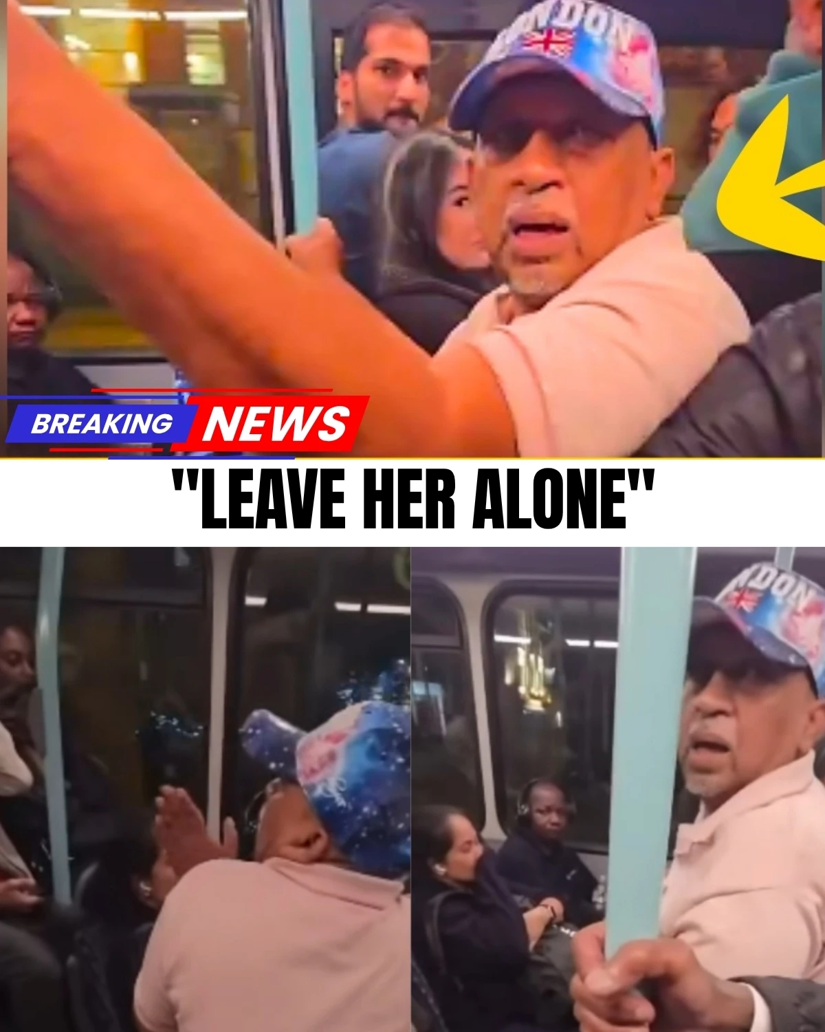 What was supposed to be a normal daytime commute turned into a terrifying standoff! 😱 Two women were trapped on a busy public transport vehicle when a man cornered them—leaving them completely defenseless.