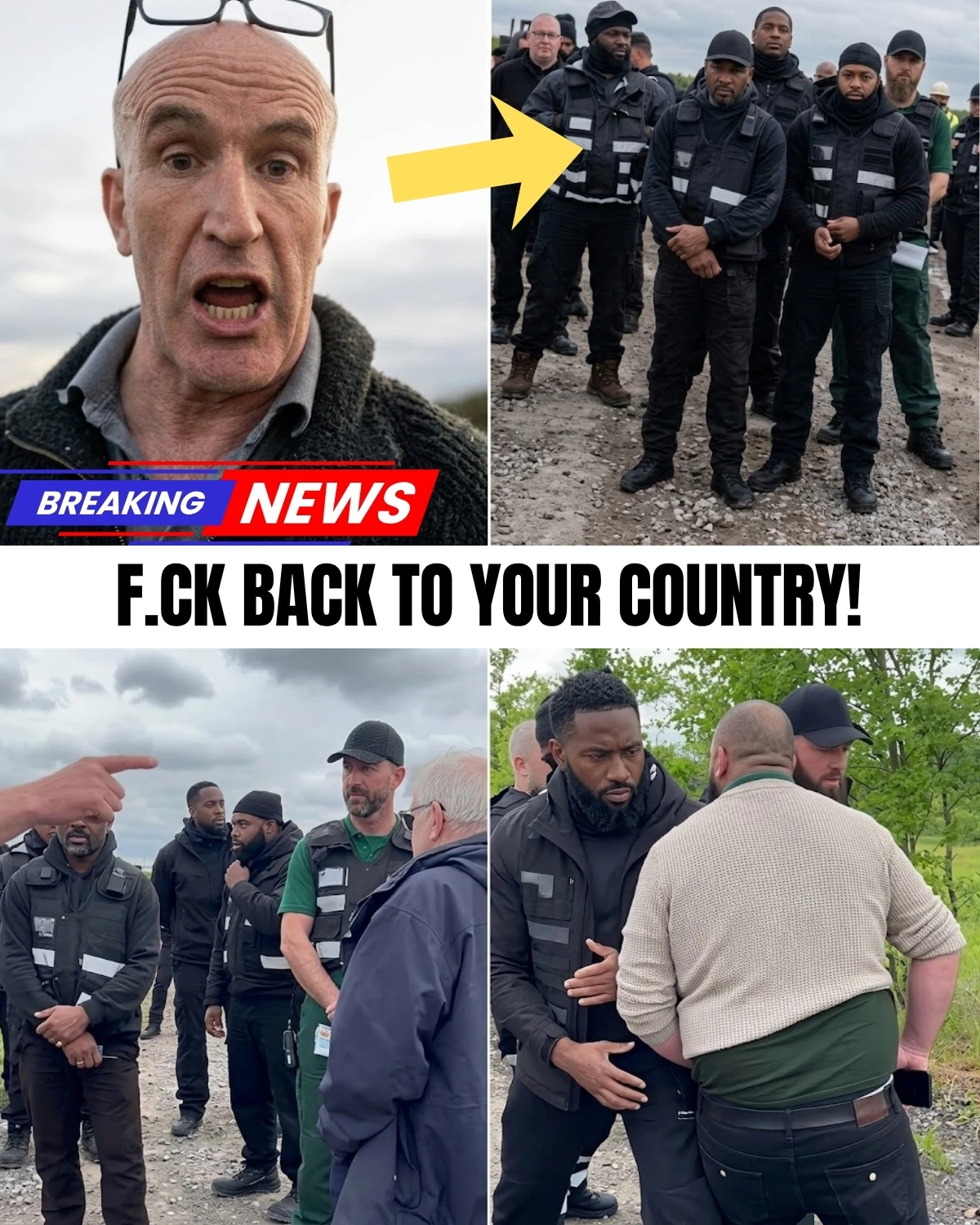 A peaceful rural area just turned into an absolute battleground! 😱 A shocking video is exploding across social media showing a highly charged confrontation in a remote peat bog!