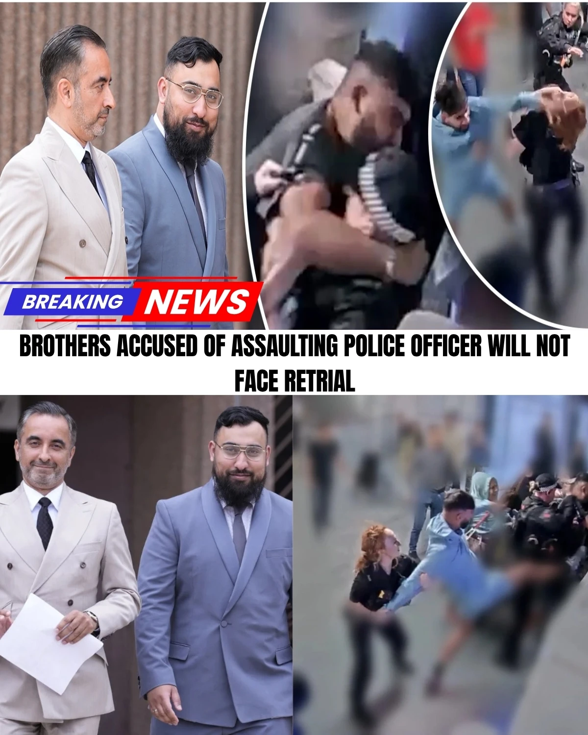 Remember the viral video that set the whole nation on fire? 🔥 The final verdict is officially OUT, and it’s sending shockwaves everywhere! 🛑 Legal authorities have just made a jaw-dropping decision to completely DROP all charges against the two brothers who fought with the police!