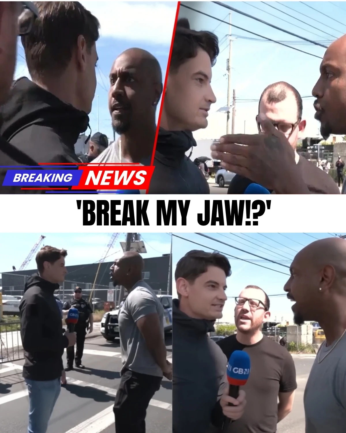 What was supposed to be a standard interview outside an ICE detention center in New Jersey just turned into an absolute international flashpoint!