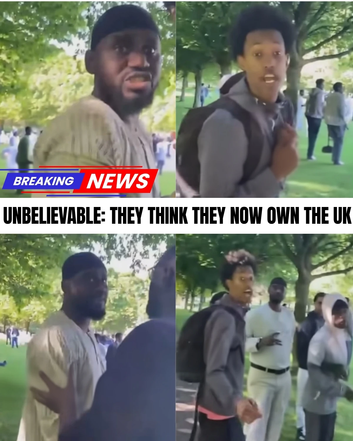 A peaceful afternoon in a local public park suddenly turned into a chaotic, high-tension standoff! 🌳💥 A local woman started filming a massive gathering, triggering an immediate, furious reaction. "STOP HARASSING US!" angry voices shouted as a crowd suddenly surrounded her, cornering her and demanding she shut the camera down immediately!